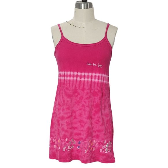 CUTE & COOL Pink Tank Dress from Cabo San Lucas Size S - Picture 1 of 2